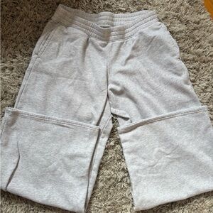 Hollister Light Gray Wide Leg Sweatpants